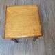 Tabouret coffre en bois