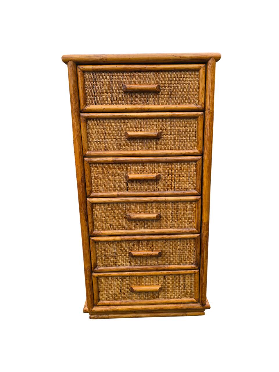 Rattan chest of drawers / chest of drawers