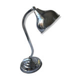 Lampe de bureau art déco  pivotante laiton chromé authentique 1930