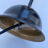 Vintage milk glass pastel color hanging lamp