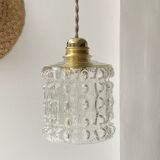 Glass pendant lamp 60s