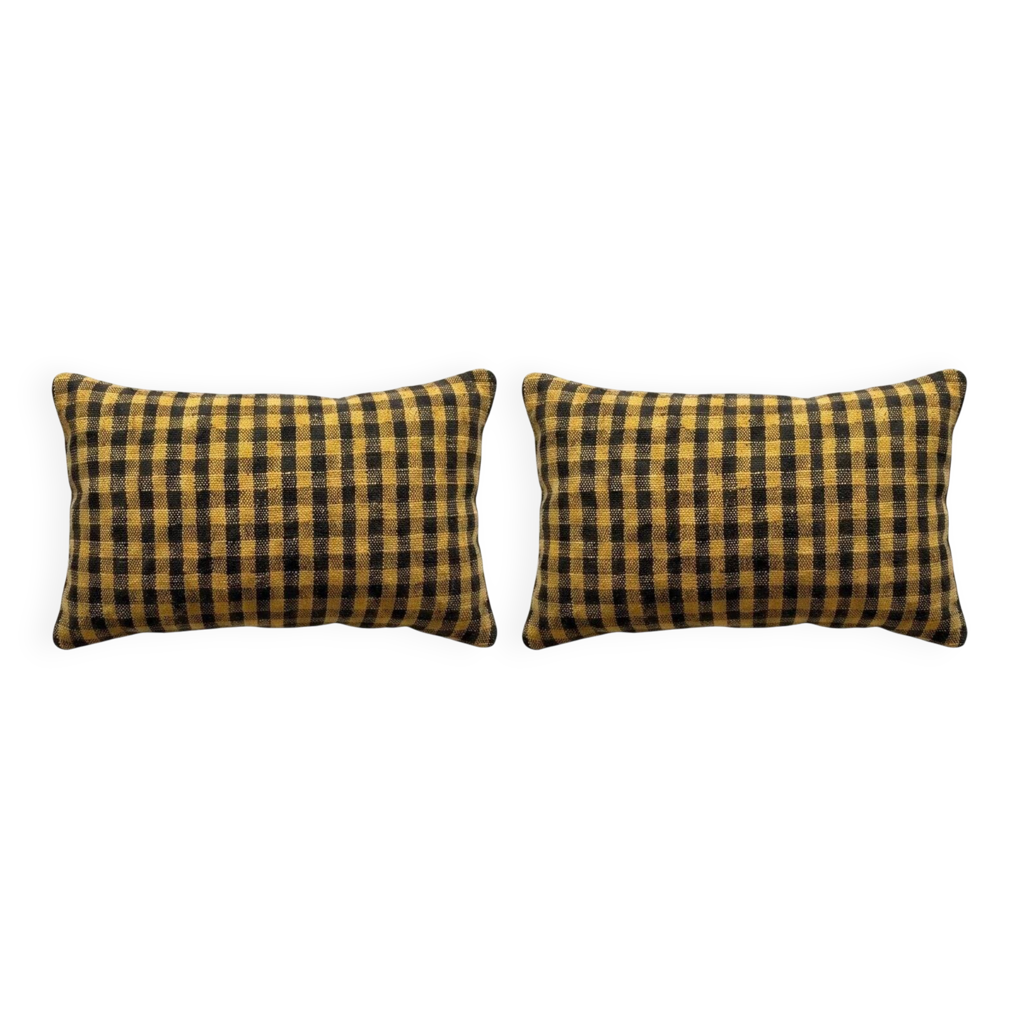 Set of 2 vintage kilim cushion covers 41x61 cm