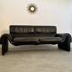Sofa DESEDE DS-2011 2/3 seater vintage leather design of the 80s