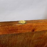 3-seater oak church pew