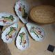 Vintage porcelain lawyer's service straw box