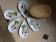 Vintage porcelain lawyer's service straw box