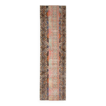 3x10 Multicolor Vintage Runner Rug