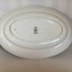 Oval earthenware dish, Luneville model Daniel
