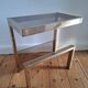 Table d’appoint vintage 23 ct, porte revues design Belgo Chrom