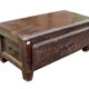 Bedside table lower locker 1 drawer old wood office 63x31x27cm