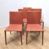 Set of 5 Norma chairs, Arper