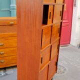Storage unit with wooden niches, 1960