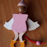 Articulated wooden puppet