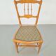 Vintage Chiavari Spool Chair, Italy, 1950s