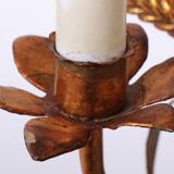 Gilt ‘Sheaf of Wheat’ Table Light, Florentine Table Lamp by Hans Kögl, 1960s
