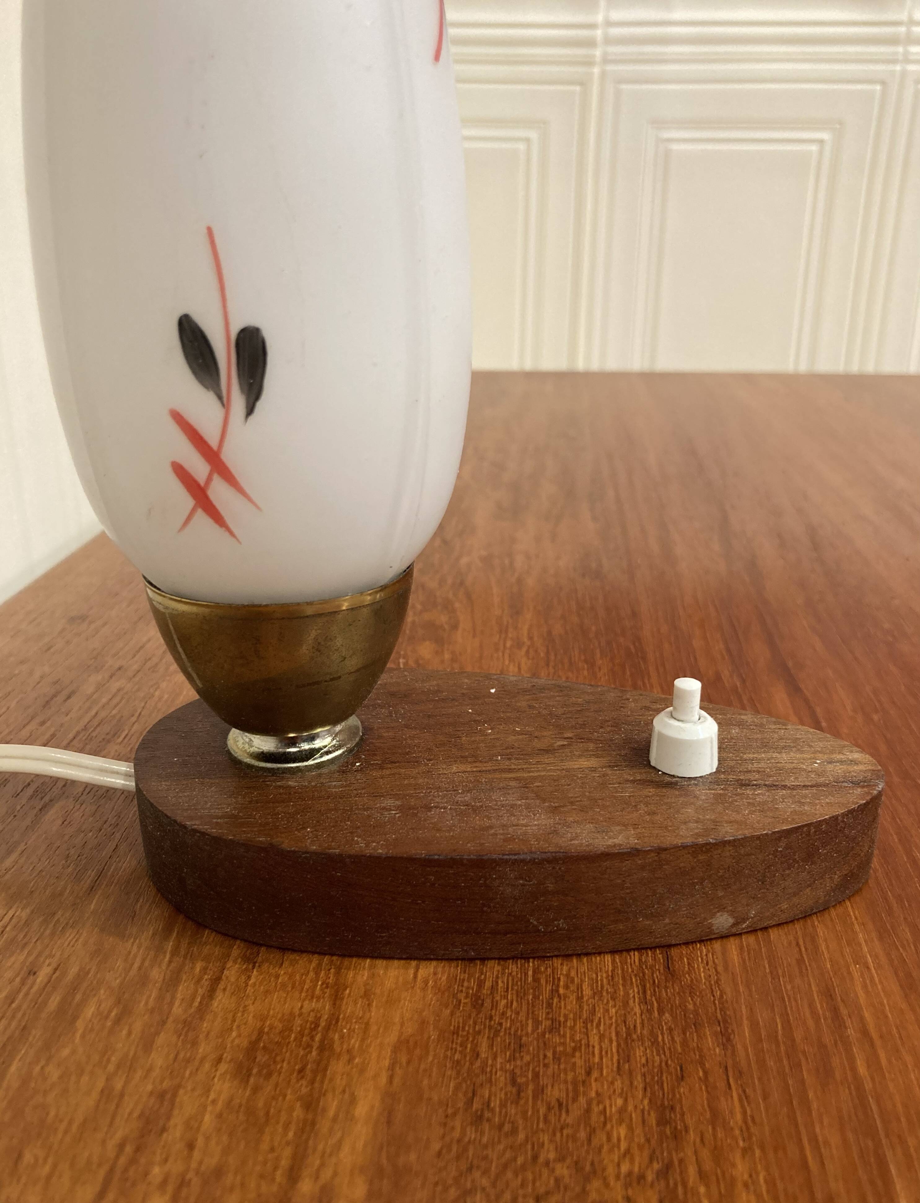 Elegant lamp Scandinavian design 1950.