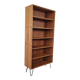 Scandinavian bookcase in teak and walnut, 60s