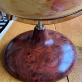 World map, luminous globe