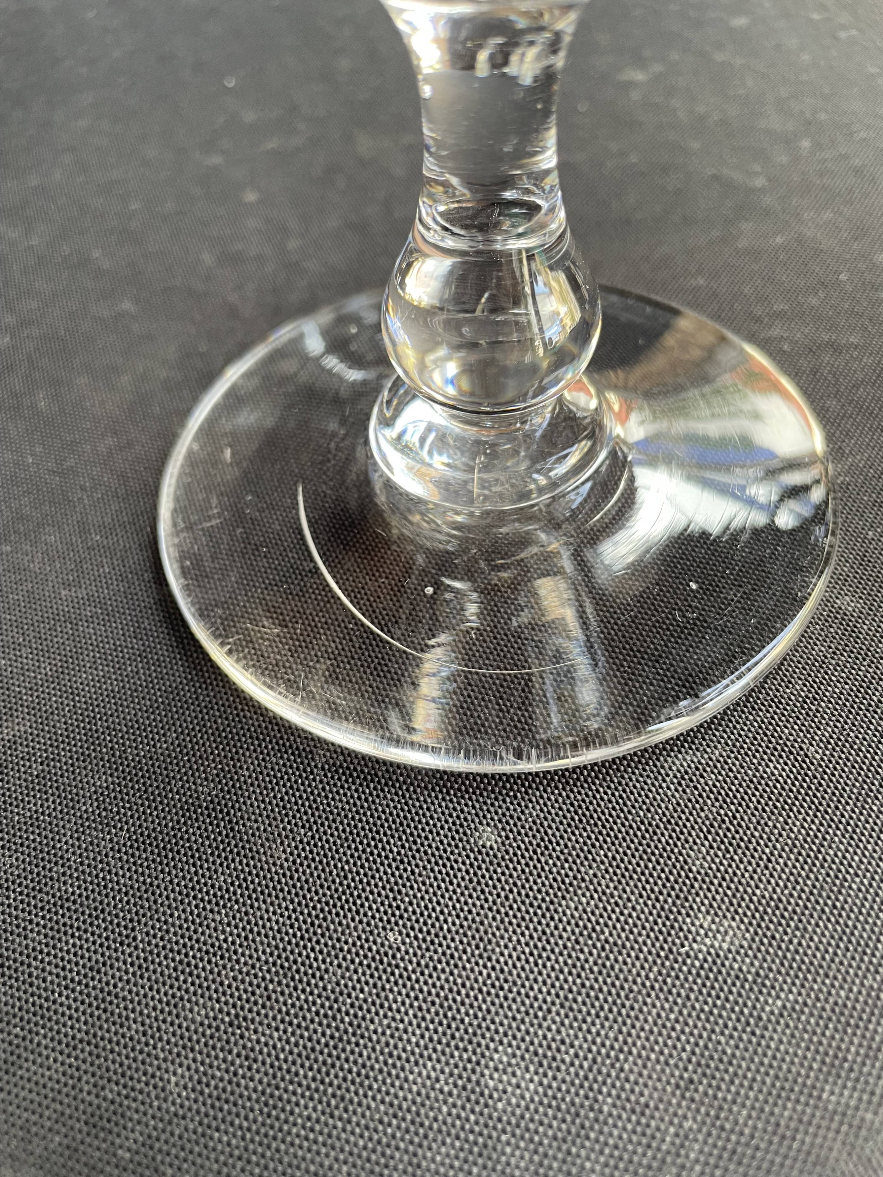 6 Baccarat water glasses