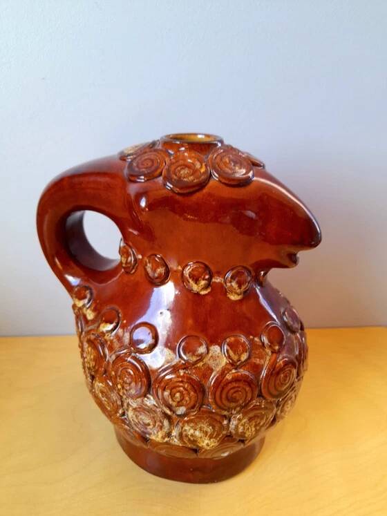 Zoomorphic Pitcher Sheep in Ceramic, 1950