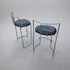 2 x Gaja stool by Kazuhide Takahama for Simon Gavina / black leather