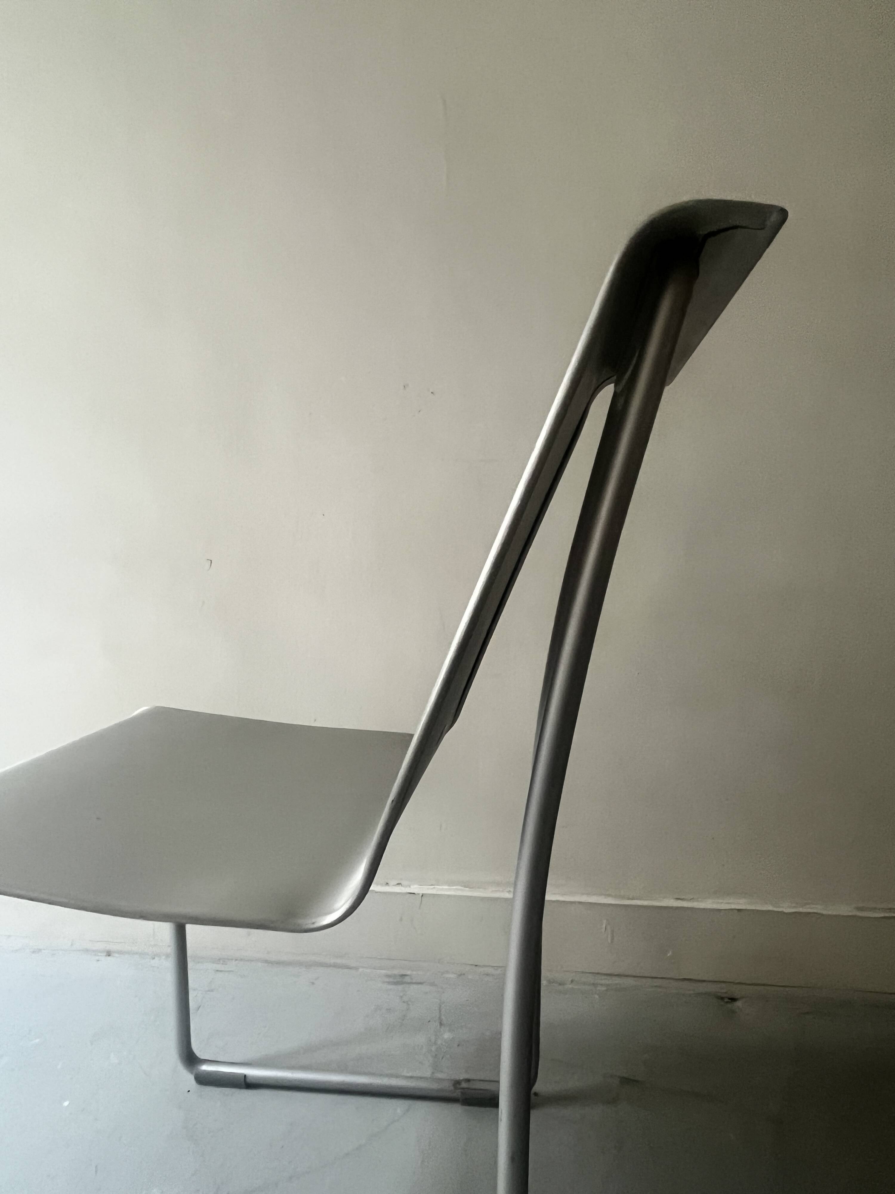 SUPERLIGHT chrome metal chair by Frank Gerhy, Edition Emeco USA
