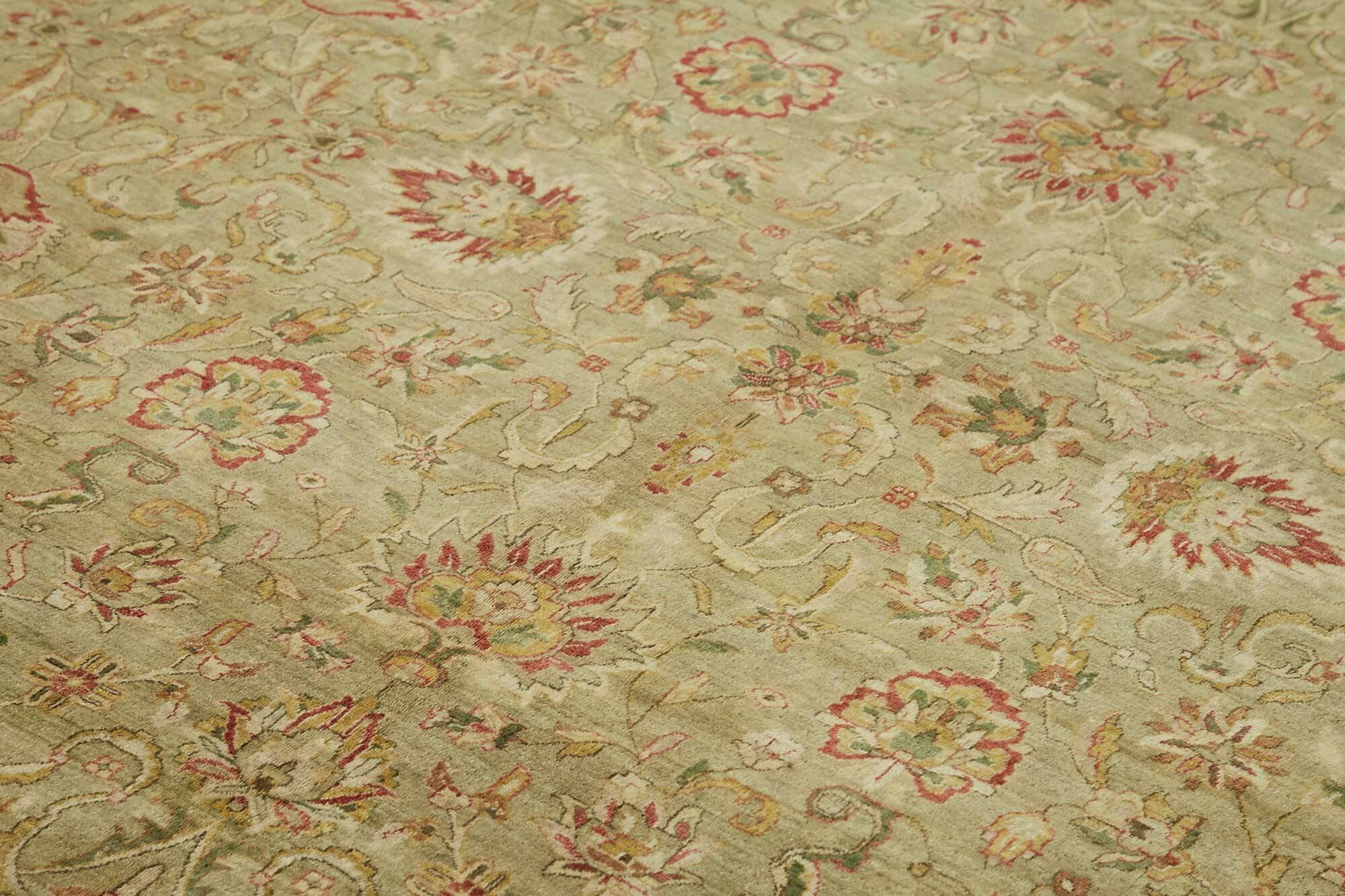 Turkish Handknotted Wool Oushak Rug 300 cm x 406 cm