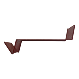 Lacquered metal shelf