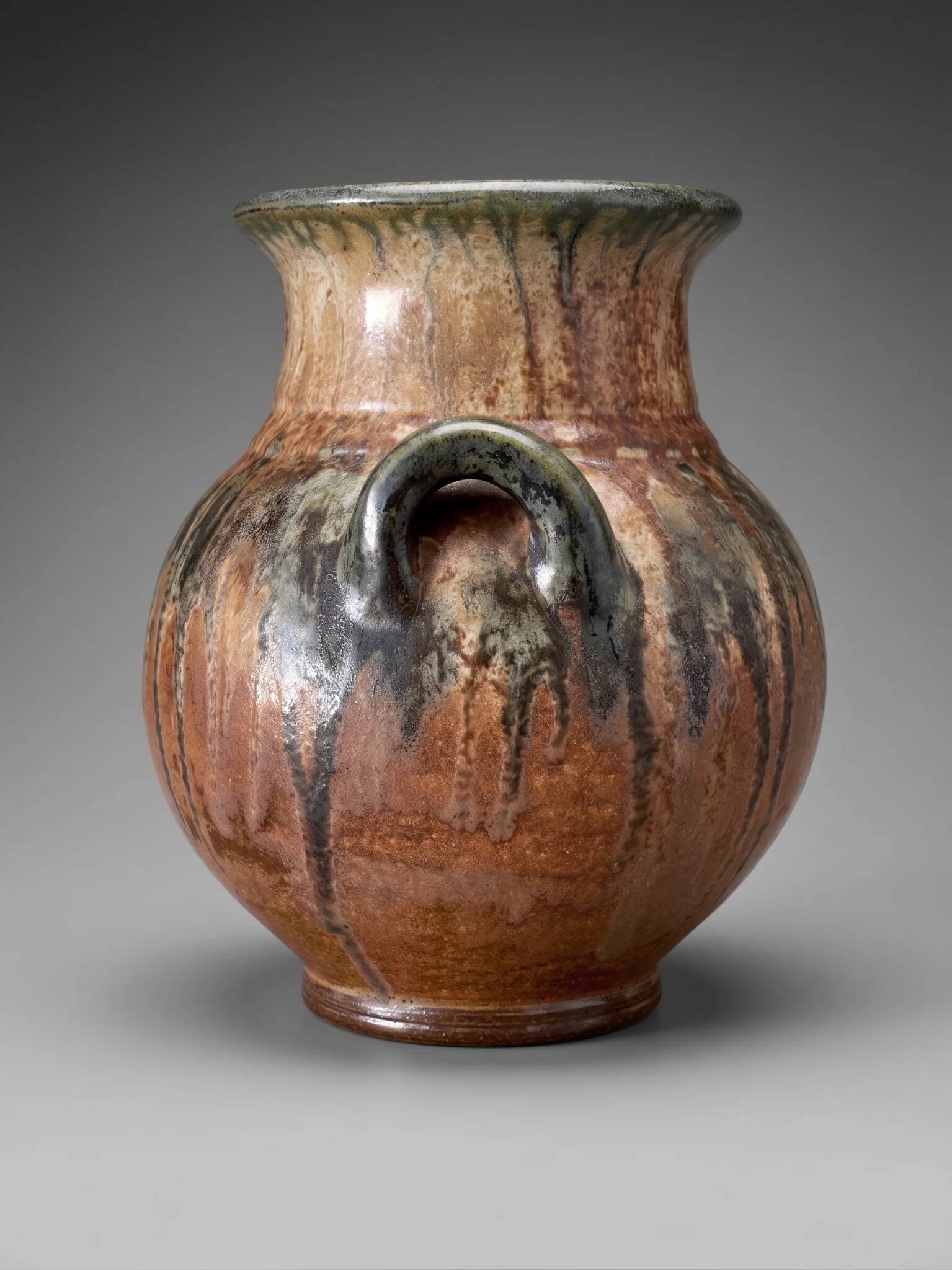 Vase Maurice Pitot en grès émaillé – Belgique – Années 60