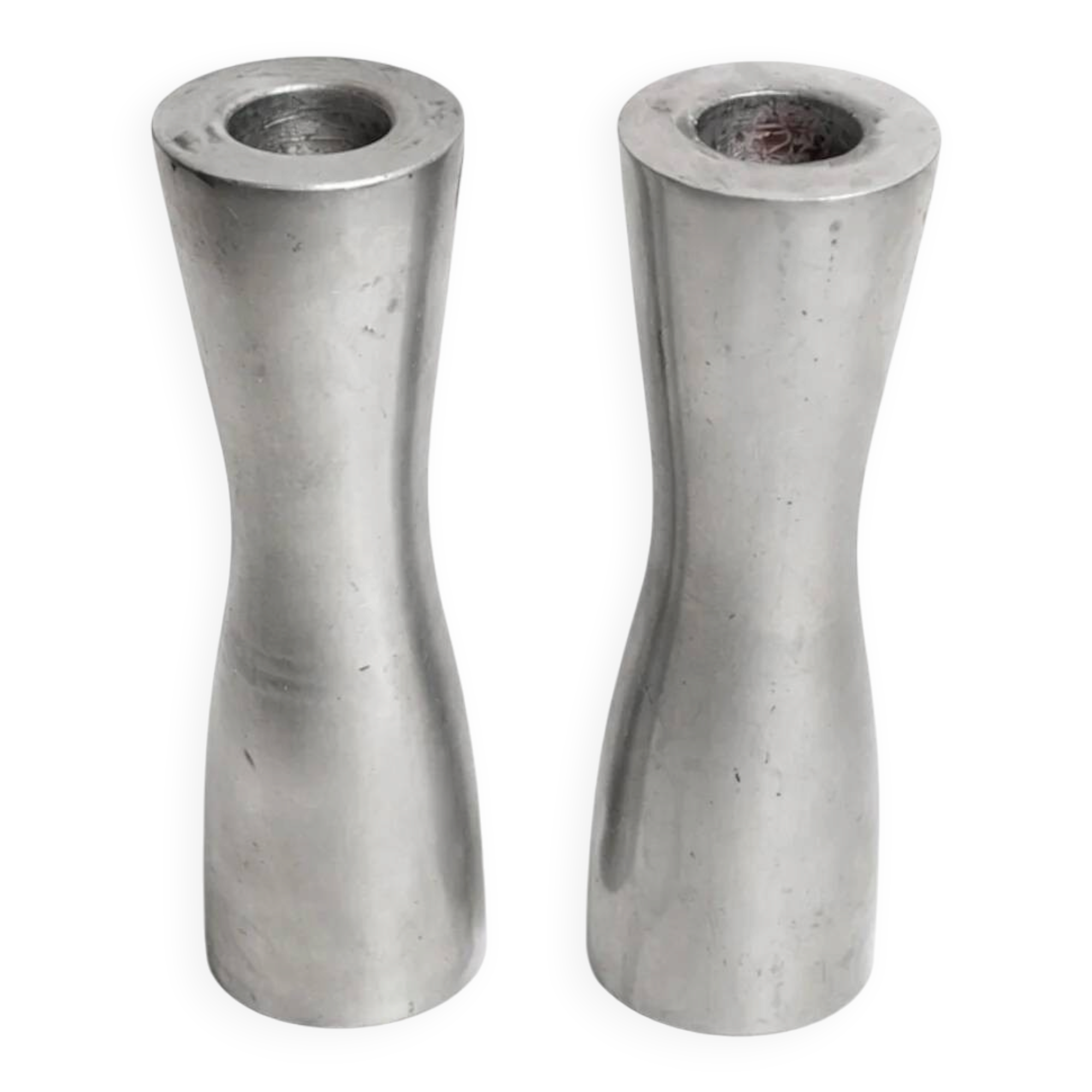 Aluminium candle holders