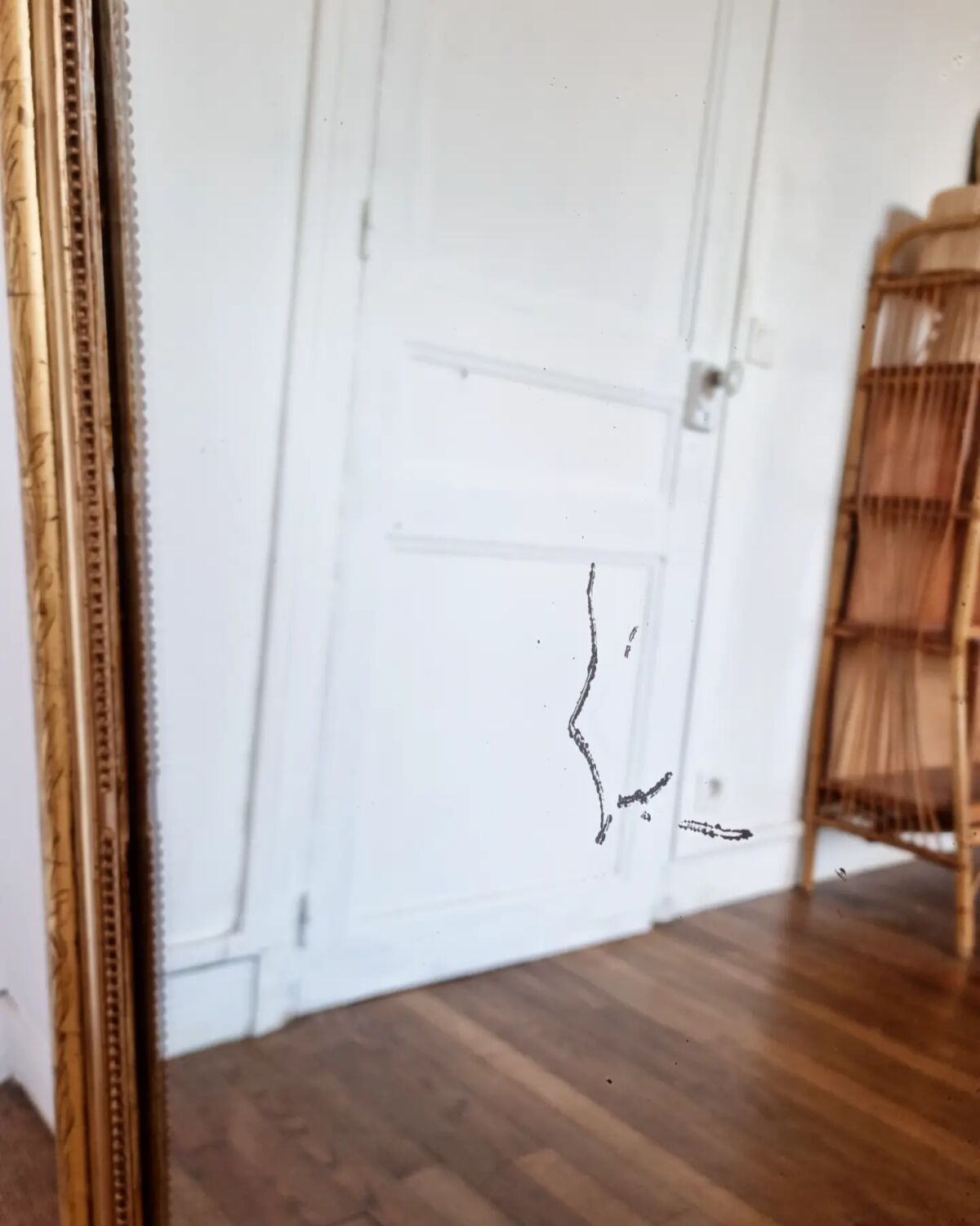 Antique mirror Louis Philippe