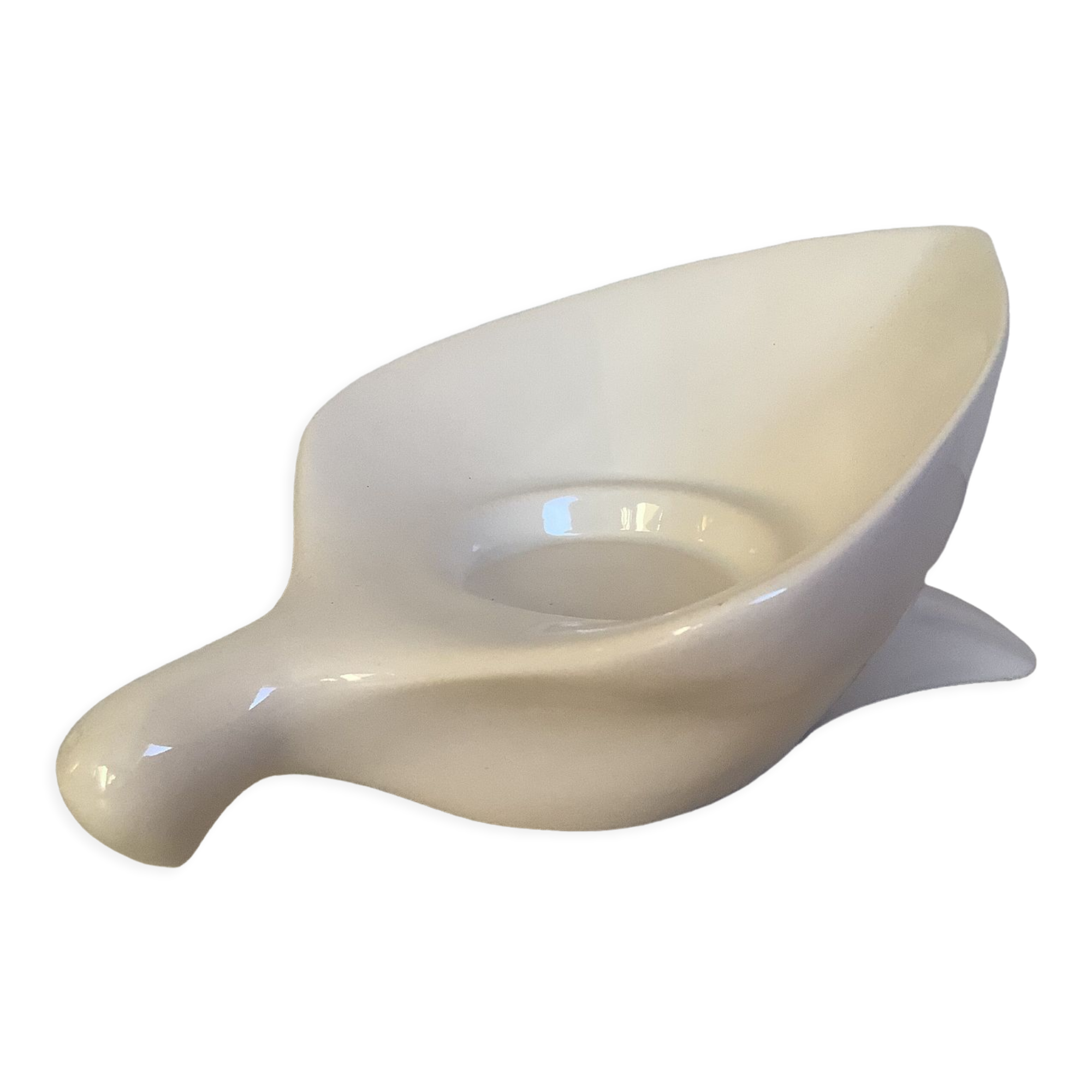 White bird dove candle holder