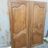 pair of old oak doors