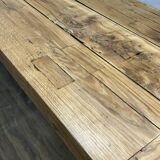 Genuine farmhouse table in renovated solid oak
