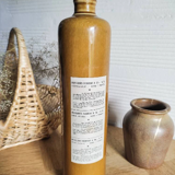 Vintage bottle, ceramic, brown