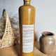 Vintage bottle, ceramic, brown