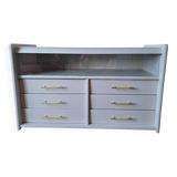 Compass foot chest of drawers