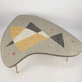 Mosaic coffee table by Berthold Müller, 1950s