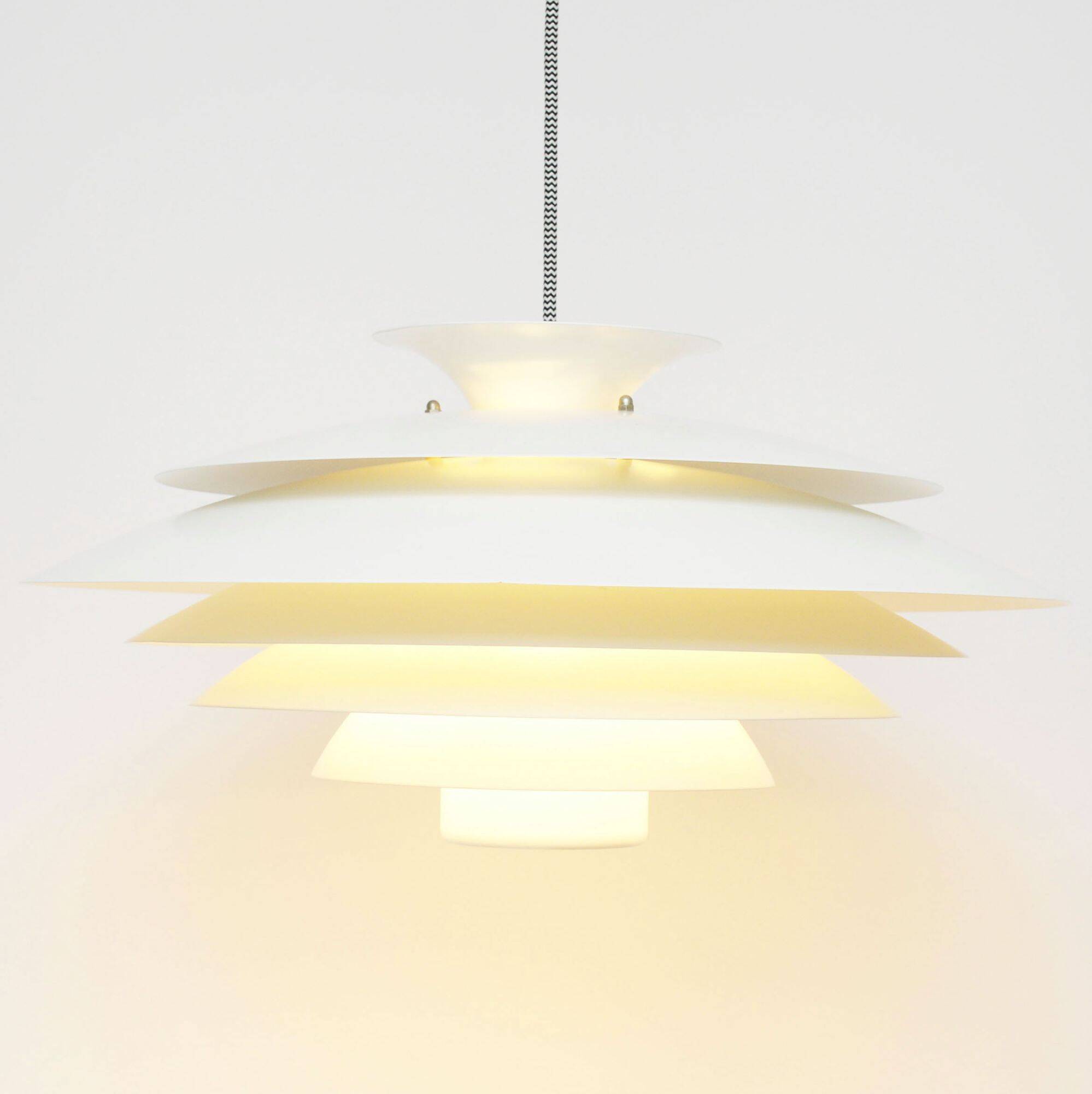 White Form Light lamp, Denmark, 80’s