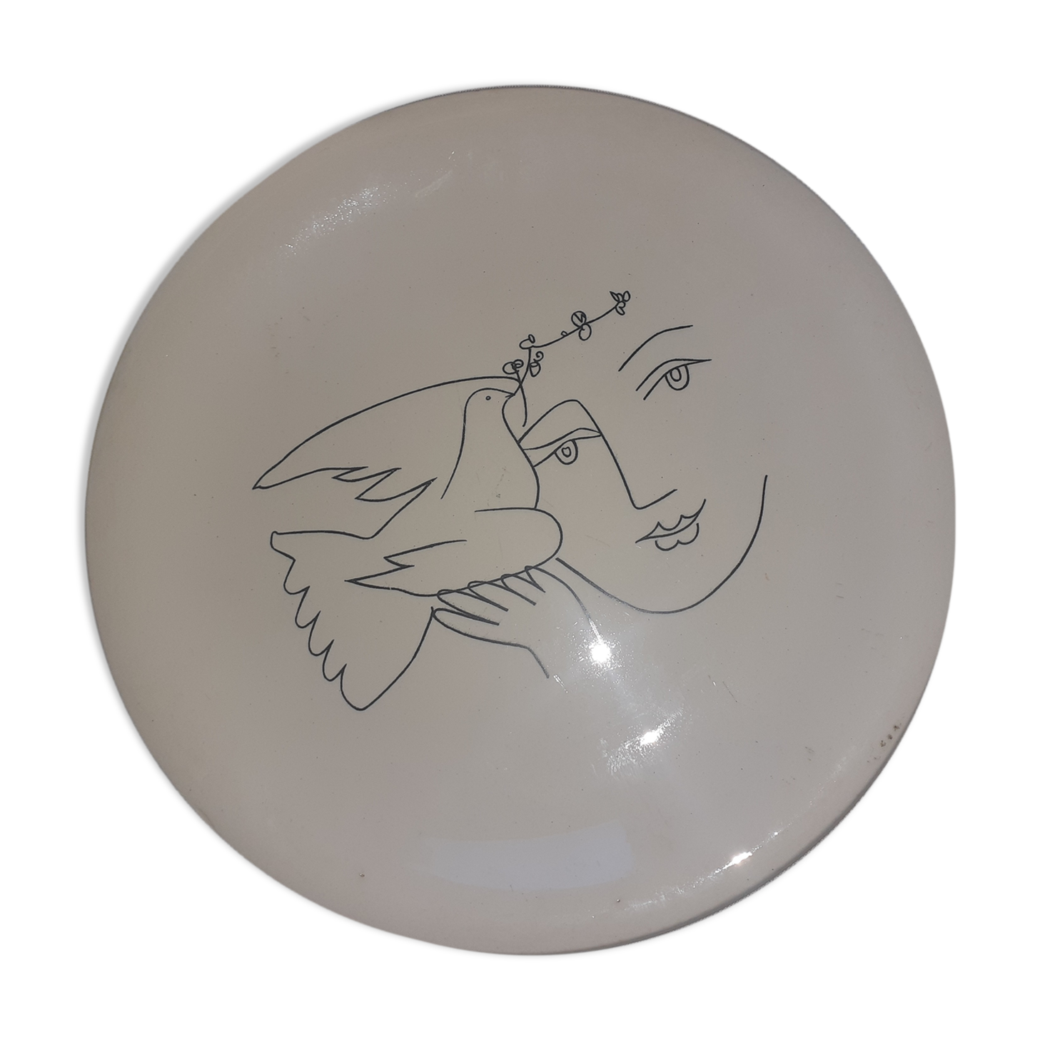 Ancient plate sign picasso
