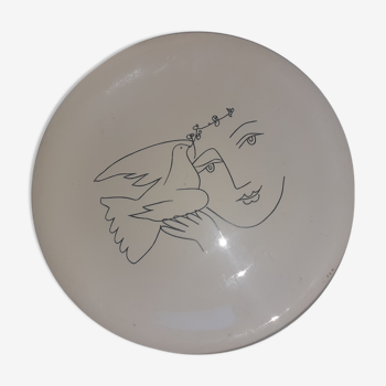 Ancient plate sign picasso