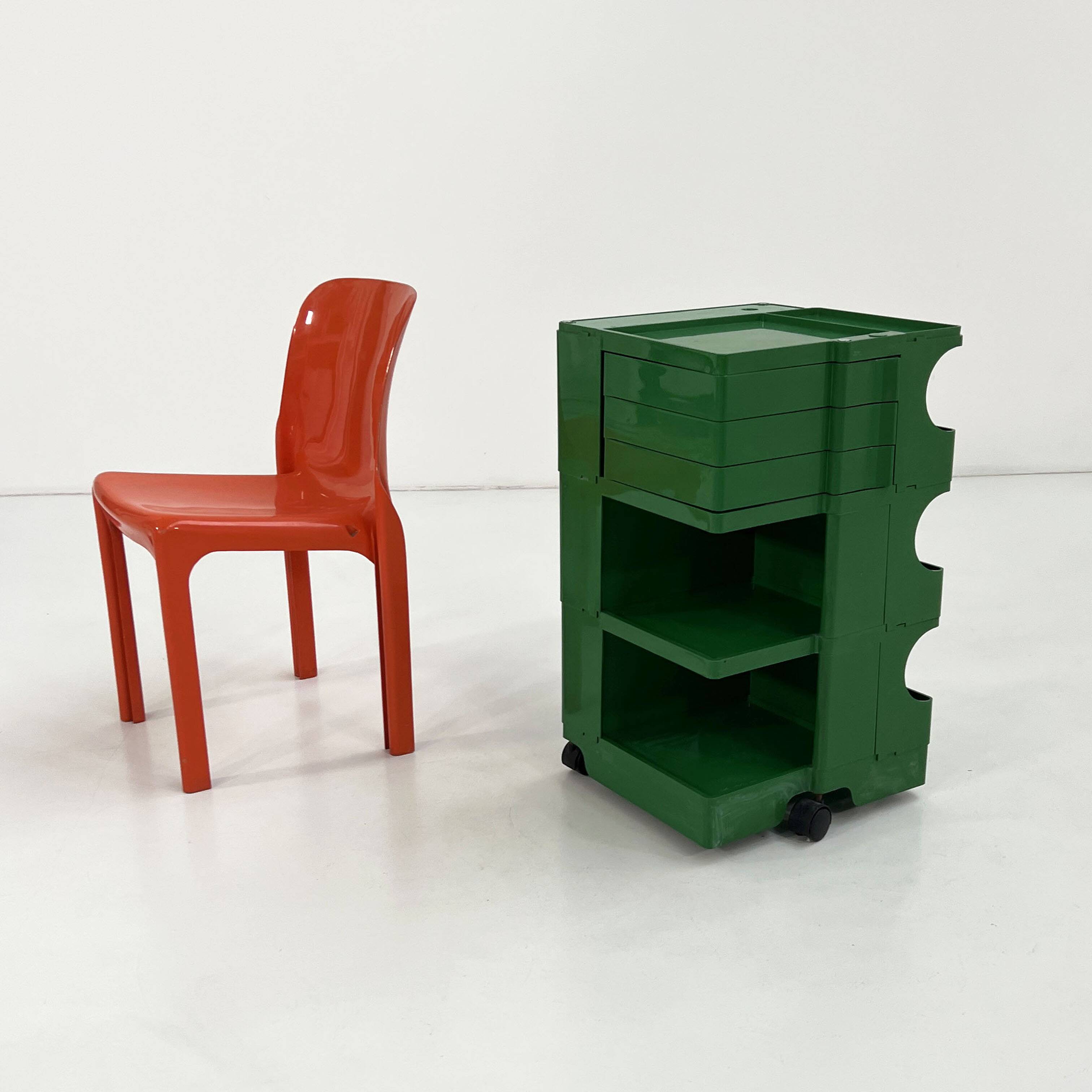 Green Boby dessert by Joe Colombo for Bieffeplast, 1960