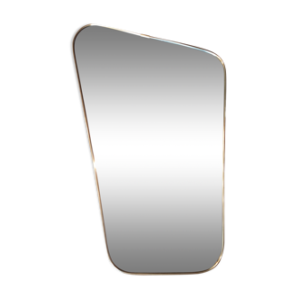 Grand miroir forme libre vintage 40x60cm