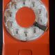 Orange phone Contempra vintage NEW with dial
