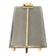 Brass frame, bevelled glass