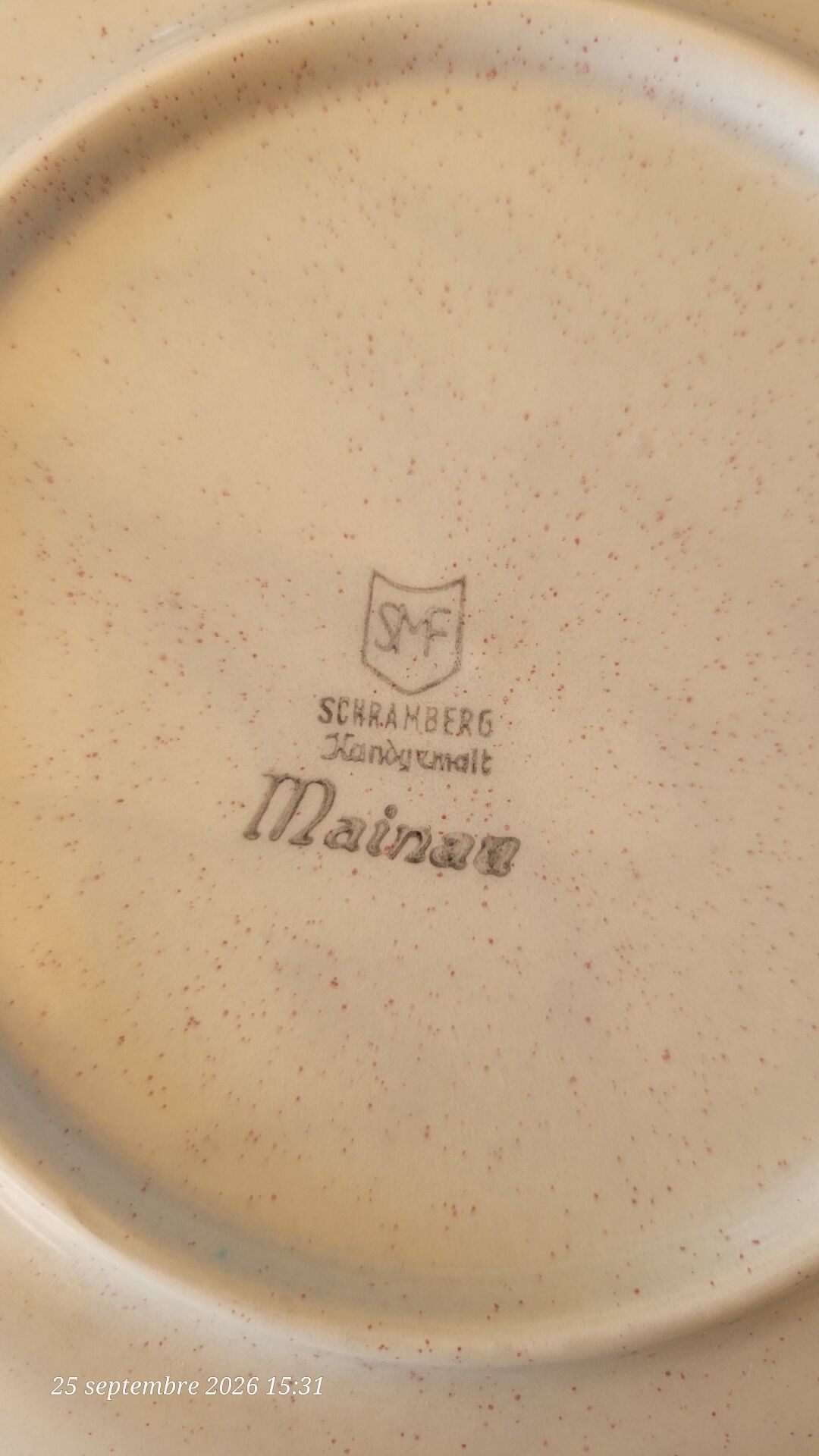 6 vintage dessert plates