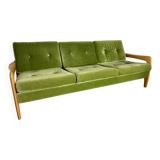 Vintage 3-seater convertible sofa – Eugen Schmidt / Soloform style