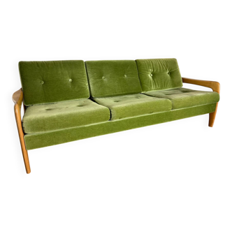 Vintage 3-seater convertible sofa – Eugen Schmidt / Soloform style