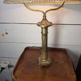 Empire style lamp in gilded bronze from the 19th century.