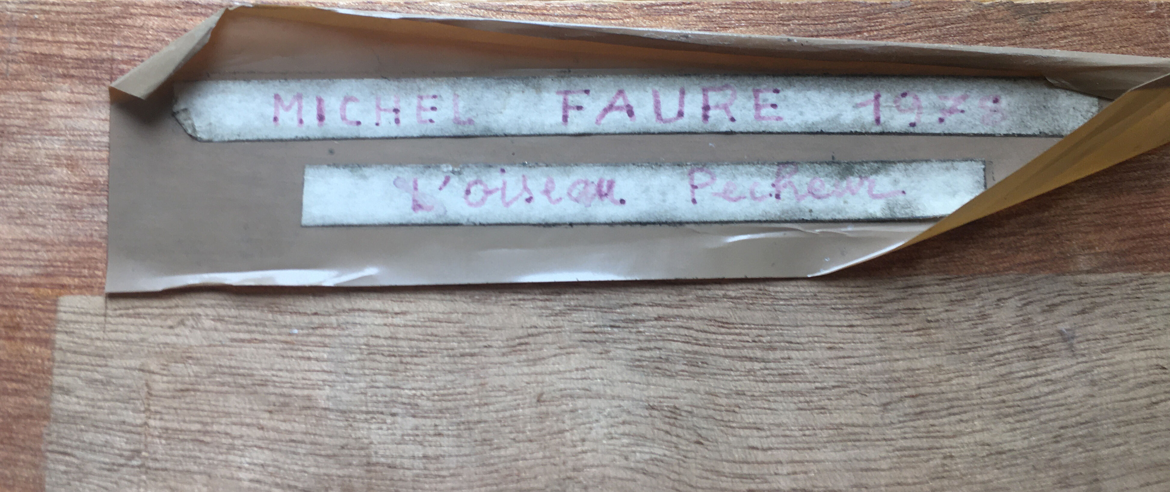 Table HSP "The Fisherman's Bird" 1978 by Michel Faura (1911-1997)